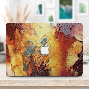 Metal Style Decals MacBook, Personalized Mac Accessories Sticker Cover Sticker Full Coverage Laptop Skin for  16 Inch Air Pro 13 15 inch