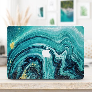 Deep Water Wave Macbook Pro Skin Nature Decal Personalized Art Gifts Mac Laptop Accessories Sticker Cover for Macbook Air Pro 13 15 16 Inch