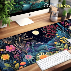 Arbeitsplatzzubehör Secret Forest Mats Ästhetisches Bürozubehör Benutzerdefinierte Mauspads Großes RGB-Licht Personalisierte Maus Gaming Mauspads