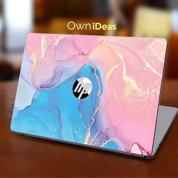 Hp Pavilion X360 Skin Pink Cute Marble Design Vinyl Decals Personalized Gift Fits Spectre Envy Pavilion Victus Omen Zbook Elite Probook