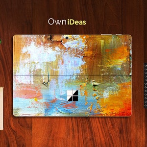 Surface Pro Laptop Decals , abstract oil painting personalized gift, Fits Surface Pro 9 8 7 6 5 4 3 X,Surface Go, Surface Go 2, Go 3