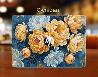 HP Zbook Power 16 Vintage Oil Painting Peony personalized gift Fits HP Spectre, Envy, Pavilion, Victus, Omen, Hp laptop, Zbook, Probook