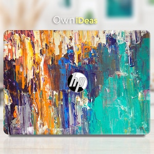 Hp laptop skin 14, abstract oil painting, personalized gift, Fit Spectre, Envy, Pavilion, Victus, Omen, Hp laptop, Zbook, Elite, Probook