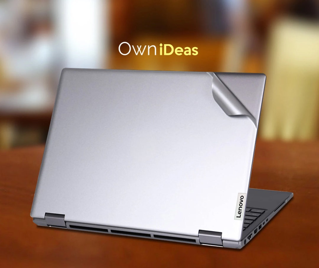 Lenovo Laptop Skin: Silver Solid Color Customizable Decal - Etsy