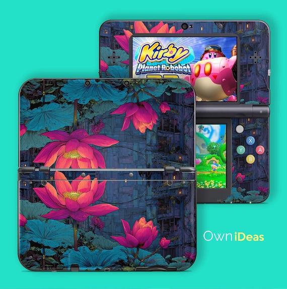 ニンテンドー3DS xLスキンシール（クリアケース付き）アーバンブルーム 