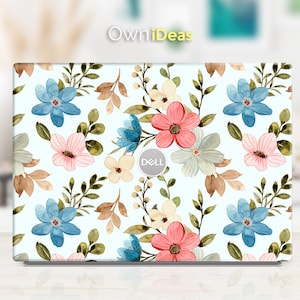 Dell Laptop Skin Protectant Laptop Vivid Flower Pattern Design Custom Decal Distinctive Customization Gift Fits Xps Latitude Inspiron Vostro