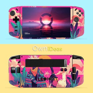 Legion Go S Skins with Clear Case Sunglass Bird Bros Design Custom Anime Pictures Best Anniversary Gift for Him for Legion Go Legion Go S