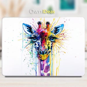 Dell Laptop Decal Unique Giraffe Design Personalized Gift Custom Decal for XPS Latitude Inspiron Vostro Alienware Precision Series
