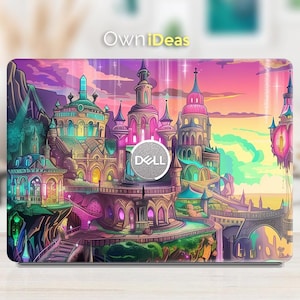Dell G Laptop Decal Unique Castle Design Personalized Gift Custom Decal for XPS Latitude Inspiron Vostro Alienware Precision Series