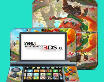 New 2DS Xl Skin With Clear Case Firefox Celebration Design Kids