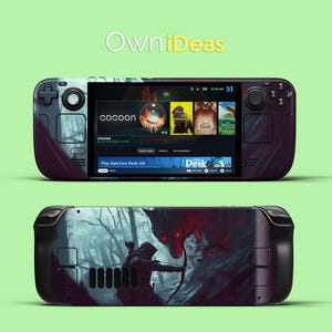 Steam Deck Gaming Accessories Dark Forest Environment Vinyl Sticker for Steam Deck and Steam Deck Oled