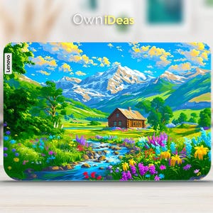Lenovo Thinkbook Laptop Decal Spring Breeze Forest Cabin Design Gift Suitable for Yoga Thinkpad Thinkbook Ideapad Legion Slim Series