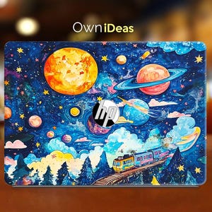Hp Laptop Protective Decal Colorful Planet Pattern Personalized Gift For Spectre Envy Pavilion Victus Omen Zbook Elite Probook Series