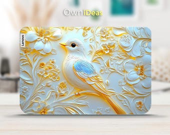 Lenovo Laptop Sticker Yellow Bird Pattern Personalized Gift For Sisters For Yoga ThinkPad ThinkBook IdeaPad Legion Slim Series