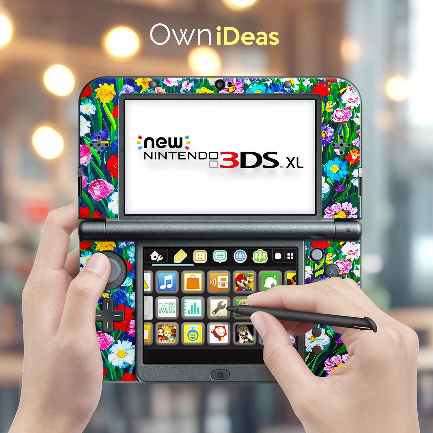 Nintendo New 2ds Xl Accessories Pre-cut Skin With Clear Shell