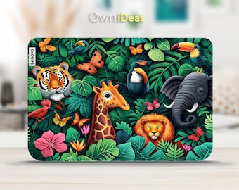 Calcomanías para portátiles, accesorios Lenovo, diseños de animales adorables, regalos únicos y personalizables para Yoga, Thinkpad, Thinkbook, Ideapad, Legion Slim Series.