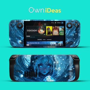 Ice Guardian Design Steam Deck 3M Vinyl Sticker Customize Your Design Personalize Your Console Skin