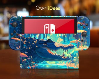 Nintendo Switch 2 Skins Croc Encounter Birthday Gift for Her for