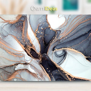 lenovo ThinkBook laptops skin Gray marble design personalized Customizable gift, Fits Yoga ThinkPad ThinkBook IdeaPad Legion Slim
