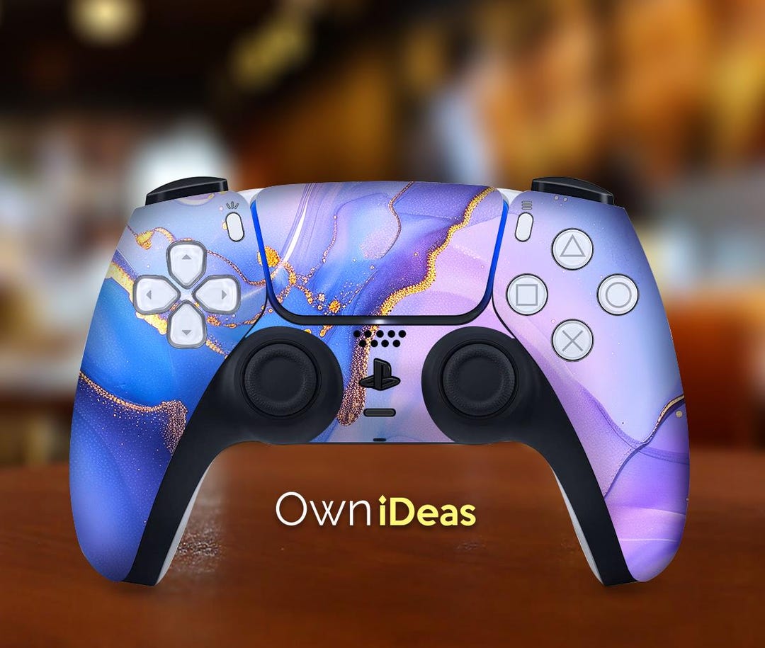Ps5 Skin Purple Marble Texture Design Customizable Personalized Gift ...