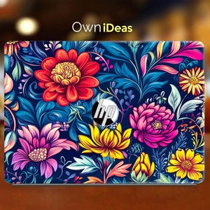 HP x360 laptop beschermende huid Levendige paarse bloemen Gepersonaliseerd cadeau voor Spectre Envy Pavilion Victus Omen Zbook Elite Probook-serie