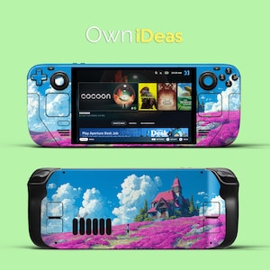 Serenity Path Design Steam Deck Decal Skin Accessories Sticker with Clear Case Cute Birthday Gift for Girlfriend