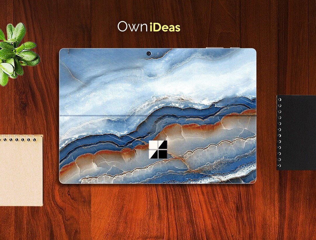 Microsoft Surface Pro Skin, Marble Grain Design, Personalized Gift ...