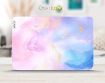 Lenovo Thinkpad Laptop Decal Light Purple Marble Design Customizable Gift for Lenovo Yoga Thinkpad Thinkbook Ideapad Legion Slim Series