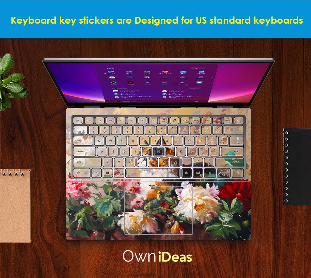 Dell Alienware M16 Laptop Decal Protective Film Oil Painting Cat Design ...