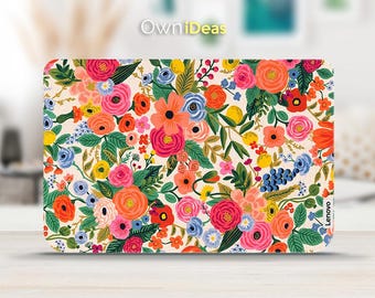 Ideapad Slim 7 Pro Skin Vibrant Wildflower Garden Laptop Skin Personalized Customizable Gift Fits Yoga Thinkpad Thinkbook Legion Slim