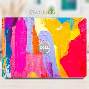 Dell Laptops Decal Art Collectibles Colorful Abstract Oil Painting Personalized Gift Fits Xps Latitude Inspiron Vostro Alienware Precision