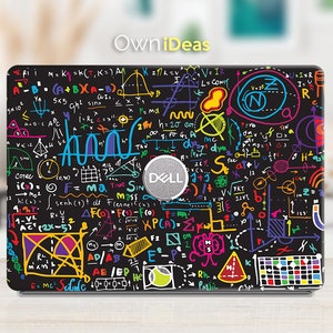 Dell Laptop Skin Inspiron Laptop Skin Complex Math Design Personalized Gift for Xps Latitude Vostro Inspiron Precision Alienware
