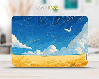 Thinkpad E14 Gen 6 Laptop Skin Impressionist Wheat Field Laptop Skin Custom Decal Gift For Yoga Thinkbook Ideapad Legion Slim Series