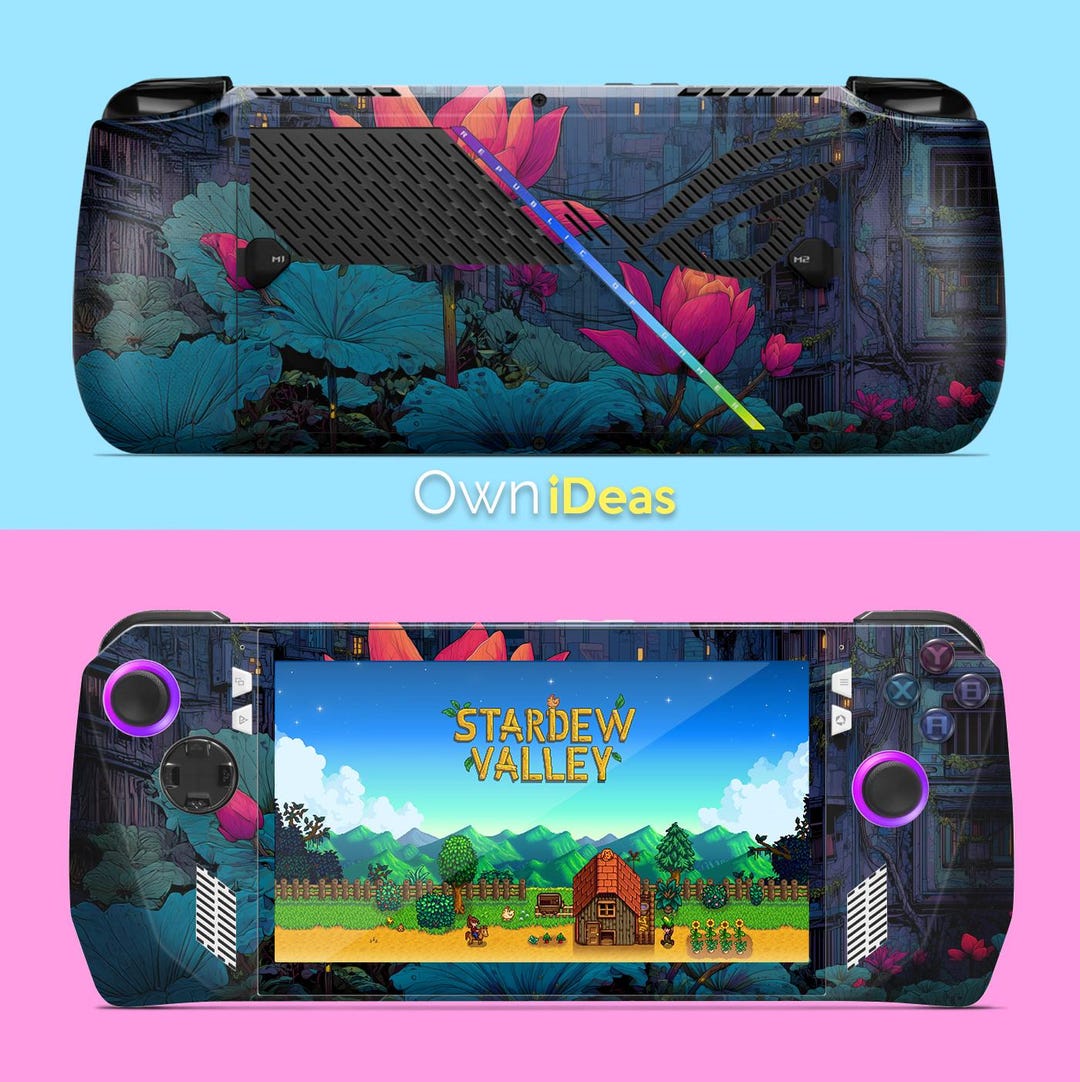 Rog Ally Skin Sticker Decal Lotus Bloom in Twilight Customizable ...