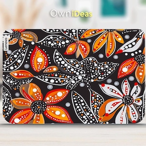 Adhesivo protector para portátil Lenovo, diseño de flores abstractas, vinilo adhesivo para Yoga, Thinkpad, Thinkbook, Ideapad, Legion Slim Series