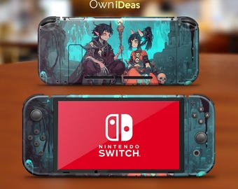 Nintendo Konsolen-Skin Nacht Magier Design anpassbare Foto Freundin Geschenk für Nintendo Dock und Konsole OLED Dock und Konsole Switch Lite