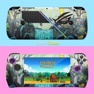 Rog Ally Skins with Transparent Protective Case Mystic Falls Design Customize Your Own Rog Ally Accessory Gift