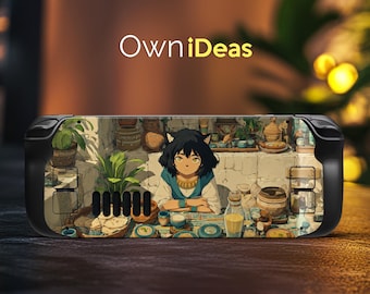 Steam Deck OLED Skin Sticker Decal Accessories Exotic Style Pattern Customizable Unique Game IP Design Gift for Girlfriend
