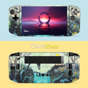 Legion Go S Skin Decal Sticker  with Clear Case Magic Forest Pattern Customizable Birthday Gift for Friends Legion Go Legion Go S