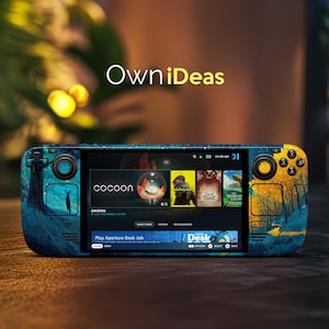 Steam Deck Grip Skin Steam Deck Custom Skin Fantasy Night Forest Design For Steam Deck and Steam Deck OLED, Perfect for Halloween Gifts