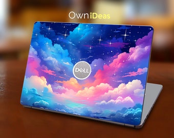 Dell Laptop Skin Cute Decal Aesthetics Whimsical Skyline Stickers Personalized Gift Fit Xps Latitude Inspiron Vostro Alienware Precision