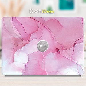 Dell Handcraft Computer Skin Pink Glitter Decal Monogram Sticker Personalized Gift Sister for Xps Latitude Vostro Inspiron Precision