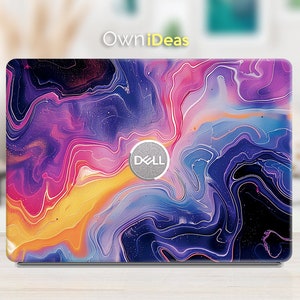 Dell laptop beschermende huid kleurrijk olieverfschilderij Art Design gepersonaliseerd cadeau voor beste vriend voor XPS Latitude Inspiron Vostro Precision