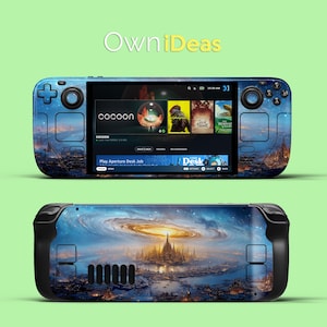 Steam Deck Decals with Clear Case  Star City Design  Custom Special Gift Idea for Girlfriends