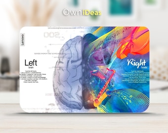 Lenovo Legion 5 Laptop Thinkpad Skin Left Right Brain Design Personalized Customizable Gift Fits Yoga Thinkpad Thinkbook Ideapad Legion Slim