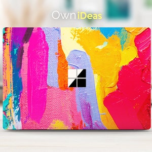 surface laptop 5 13 inch Decal , abstract oil painting  customizable personalized gifts , Fits Surface Laptop 2, 3, 4, 5 & Surface Book 2, 3