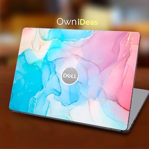 Dell Inspiron Laptop Skins Decal Marble Texture Design Personalized Customizable Gift Fits Xps Latitude Inspiron Vostro Alienware Precision