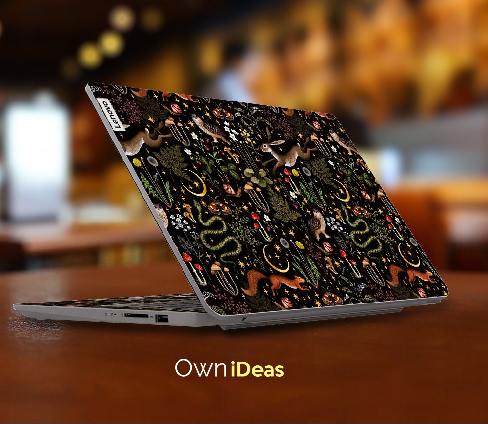 Laptop Notebook Decals Warp Lenovo Accessories Animal Design ...