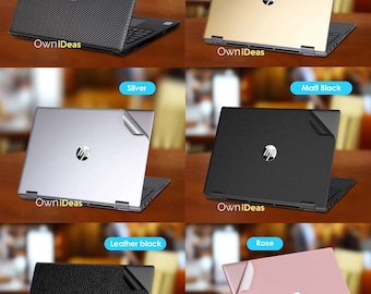 HP Laptop Hülle Einzigartiges Geschenk Fiber Matt Leder Schwarz Gold Rose Silber Solid Color Für Spectre Envy Pavilion Victus Omen Zbook Elite Probook
