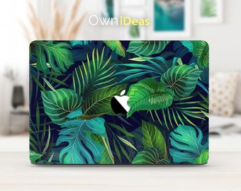 macbook m1 skin sticker for macbook air green leaves design Apple laptop decal mac keyboard Cover Personalized macbook air m2  13 14 inch